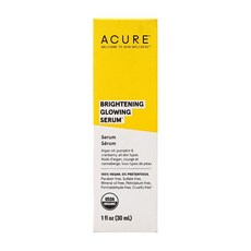 Acure 시리어슬리 글로잉 페이셜 세럼, 30ml, 1개