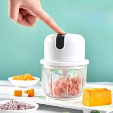 닌자초퍼 블렌더 다지기 푸드 프로세서 진공 스무디, 250mL 화이트