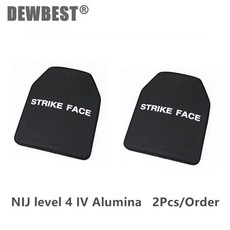방탄플레이트 방탄판 NIJ 레벨 4 IV 방탄 플레이트 패널 알루미나 및 PE 독립형 경량 방탄복 UHMWPE 2 PCs, 2개