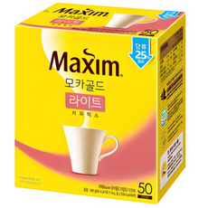 맥심 모카골드 라이트 커피믹스 585g 50개입 10개, 11.8g