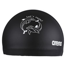 아레나 돌핀 실리코팅 수모 A4AC1AL06BLK000, 기본／A4AC1AL06_돌핀-BLK, BLACK, 1개