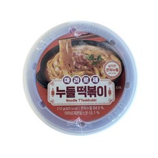 [한일] 마라로제 누들떡볶이 212g 6개 마라로제소스 누들떡볶이 간식 간편식 분식