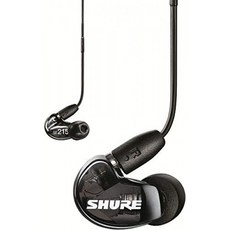 Shure AONIC 215 유선 방음 이어 버드 선명한 사운드 단일 드라이버 안전한 인 이어 핏 분리형 케이블 내구성있는 품질 Ap