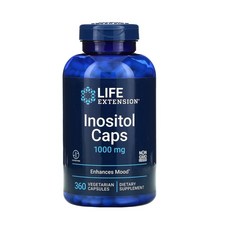 라이프익스텐션 미오이노시톨 1000mg 라이프익스땡션 360베지캡슐 360일분, 360정, 1개