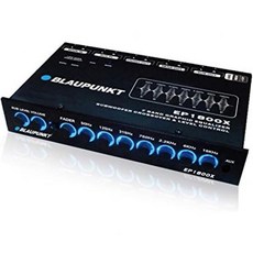 Blaupunkt EP1800X 7밴드 카 오디오 그래픽 이퀄라이저 전면 3.5mm 보조 입력 후면 RCA 보조 입력 및 하이 레벨 스피커 입력