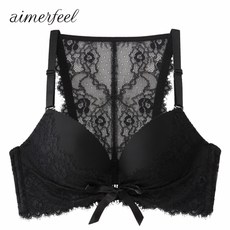 Back Lace 노와이어 초모리 브라 (단품) 179314(블랙_BL)