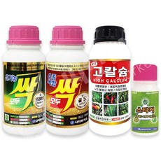 모두싹 골드 프리미엄 500ml 2종 + 전착제 스티커 100ml + 고칼슘 500ml, 단품