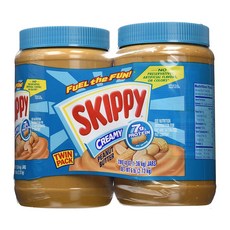 스키피 크리미 땅콩버터 피넛버터 1.36kg 2개, 1세트