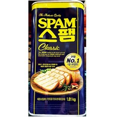 업소용 식당 식자재 재료 부대찌게햄 스팸 1.81kg X6 당면 냉동 훈제닭다리 용햄 소시지, 1개