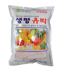 [생명유박 5kg ] 소포장 주말농장 텃밭용 혼합유박 비료, 1개, 5000g