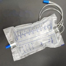 재사용 가능한 의료 라텍스 슬리브 타입 소변 가방 남성 배수 카테터 가방 1000ML 소변 수집기 가방 소변기 홀더, 10개