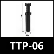 싱글라인 고압 피팅 마개 TPP-6 TPP-10, 1개
