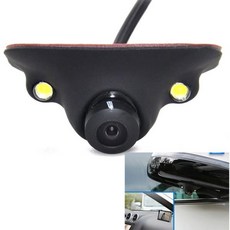 미니 CCD 적외선 자동차 후방 카메라 전방 측면 후진 백업 360 도, 한개옵션0