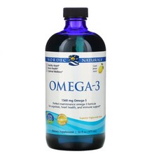 노르딕내츄럴스 오메가 3 1560mg 레몬, 3개, 473ml