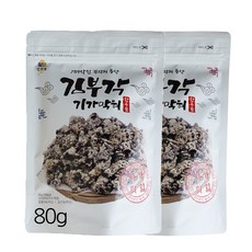 푸드랍 수제 찹쌀 김부각 남원 단짠맛, 2개, 80g