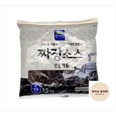 면사랑 짜장소스 전문점용 1.5kg 소스 불맛 중국집 짜장면, 1개