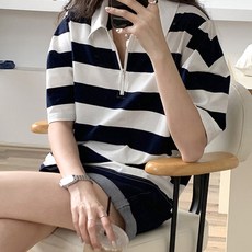 스트라이프반팔