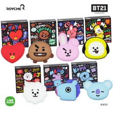 [시즌오프]BT21 우주스타 손난로 보조배터리 디자인케이블타이 제공, 타타