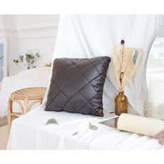 조브라운가죽쿠션