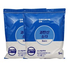 고구려디엠 산소계표백제 실속형 과탄산소다 베이직 5kg, 2개