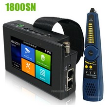 영어 매뉴얼 영어 책 IPC1800SN 4인치 4K H265 IP 카메라 측정기 8MP AHD TVI CVI CVBS CCTV 측정기 모니터 케이블 추적기 Rapid ONVIF I, 1800 일련 번호, 1개
