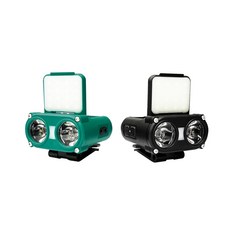 한국미디어시스템 REWATT 팝업 LED 캡라이트 캠핑 낚시 헤드랜턴 1000루멘 C타입 LC-25 1, 1. LC-25 (블랙), 블랙, 1개
