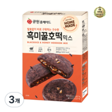 라이브잇 큐원 홈메이드 흑미꿀호떡 믹스, 400g, 3개