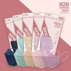 M2M(엠투엠) 프렌즈 컬러 마스크(50매) 5 COLOR, 대형-베이지(50매)