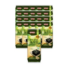 삼육김 광천 올리브녹차 식탁김 44g (대) 20봉, 20개