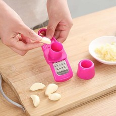 다기능 녹색 미니 생강 강판 마늘 연마 갈이 갈기 육두구 슬라이, 1.빨간