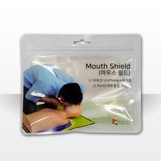 심폐소생마우스쉴드(50매) 국산제작, 1개