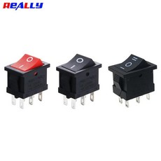 화면분배기 5/10Pcs KCD 202 6Pin rca분배기, KCD1-203 Black, 10PCS, 10개