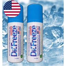 DR.Freeze Primium 닥터프리즈 프리미엄 USA 스포츠 쿨링 롤타입 근육통 파스 2개, 1개, 2롤