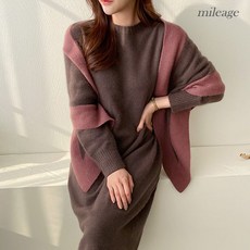 마일리지 홀가먼트울배색숄 20DCA023