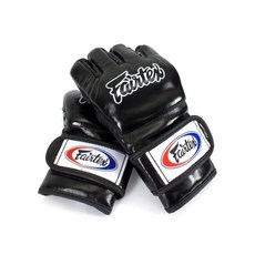 Fairtex 페어텍스 MMA 글로브 FGV12 엄지손가락 Open Thumb Loop (M 블랙)