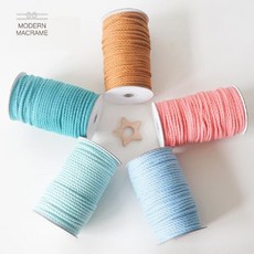 포레스트상점_5컬러 콘사 5mm 면로프 마크라메실 마크라메 재료_4reststore+, 단일상품, ★NICE_민트