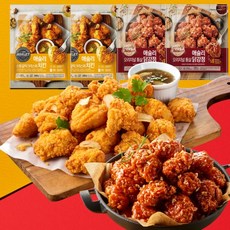 애슐리 스윗갈릭 크리스피 치킨 2팩+통살 닭강정 2팩 (총 2kg), 오리지널 통살 닭강정 2팩+2팩, 1개