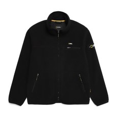정품 내셔널지오그래픽 N224UFJ940 코버스 하이넥 경량 플리스 집업 CARBON BLACK