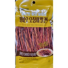 DRIED FOOD 빼빼오 오징어 빨간맛 40g, 1개