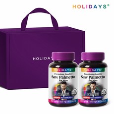 홀리데이즈 남성맞춤 활력충전 전립선건강 쏘팔메토 선물세트 (총6개월분), 2개, 90캡슐