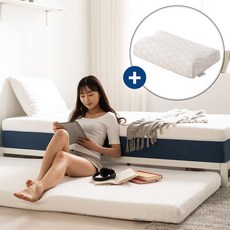 퓨어셀 허리에좋은 3단 접이식 매트리스 토퍼 (경추베개 리뷰 이벤트)