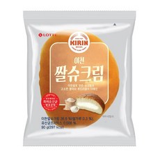 롯데제과 지평 이천 쌀 슈크림빵 90g, 10개