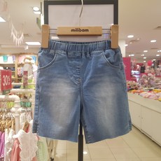 밀리밤 NEW~~핫한 여름신상!! 시원한 얇은데님소재 옆트임 5부 청반바지