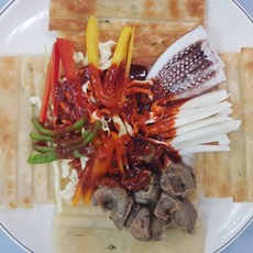 장우동비빔만두