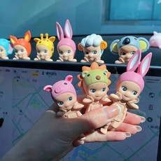 모루카 제일복권 방가방가햄토리 소니 엔젤 블라인드 박스 누워 히퍼 시리즈 애니메이션 피규어 카와이 액션 신비한 모델 어린이 크리스마스 선물, 4.Full set of 12pcs