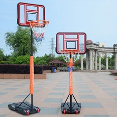 티티키즈 이동식 농구대 체육교구 높낮이 운동회용품 스탠드형골대 어린이 간이실내외게임