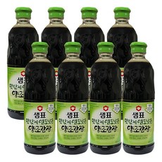 샘표 샘표 맛있게 염도낮은 양조간장 860ml 풍미 완내스 쏘울푸드 캠핑요리 기사식당, 8개
