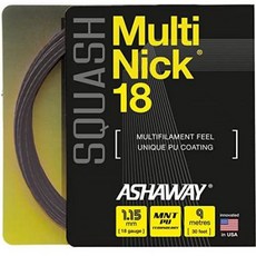 ASHAWAY MultiNick 18 Squash String (1 Set), One Color_One Size, One Color, 상세 설명 참조0