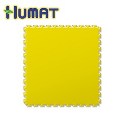 [휴매트]100cm*100cm 대형퍼즐매트/ 퍼즐매트 / 스포츠헬스매트 / 태권도매트 / 체육관매트, 1개, 옐로우