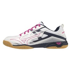 미즈노 탁구화 여성 웨이브 카이저 부르크 7 3E 와이드 81GA222064 MIZUNO